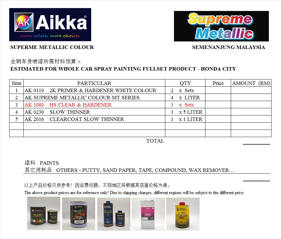 SUPREME METALLIC COLOUR - MT79